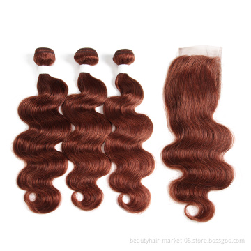 Wholesale Mink Brazilian Human Hair Weave Bundles with Closure Raw Mink Indian Human Hair Extension Virgin Cuticle Aligned Hair